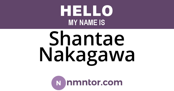 Shantae Nakagawa