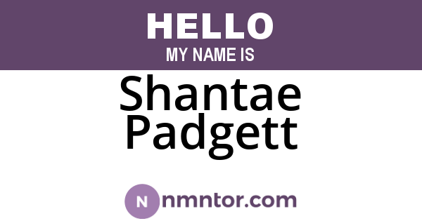 Shantae Padgett