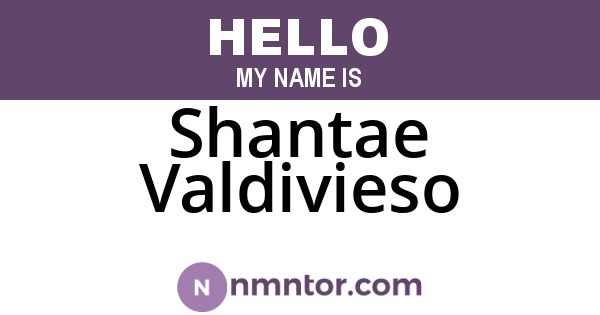 Shantae Valdivieso
