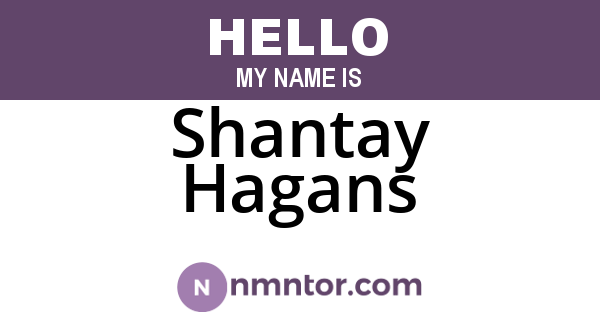 Shantay Hagans