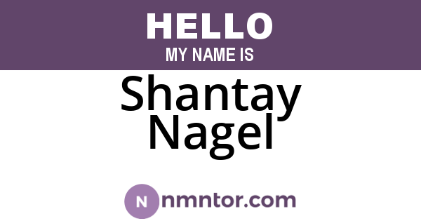 Shantay Nagel