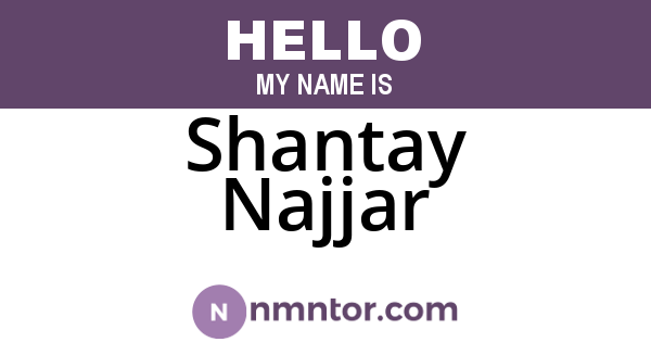 Shantay Najjar