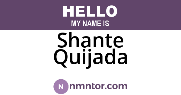 Shante Quijada