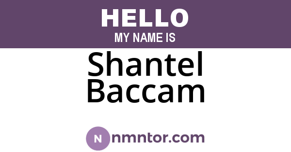 Shantel Baccam