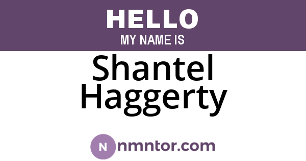 Shantel Haggerty