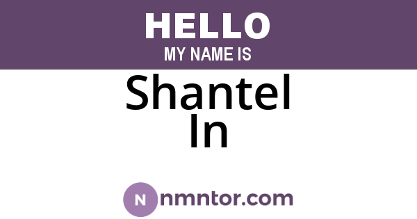 Shantel In