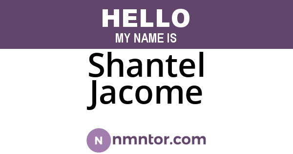 Shantel Jacome