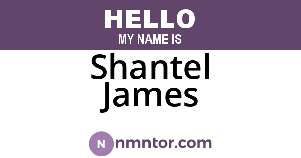 Shantel James