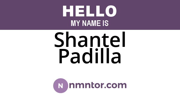 Shantel Padilla