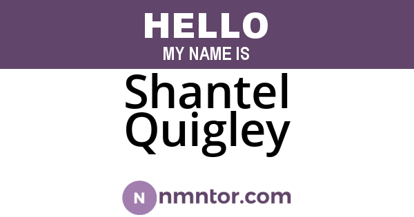Shantel Quigley