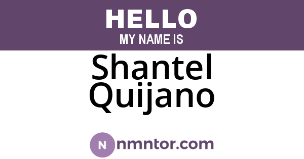 Shantel Quijano
