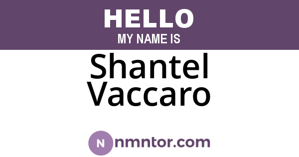 Shantel Vaccaro