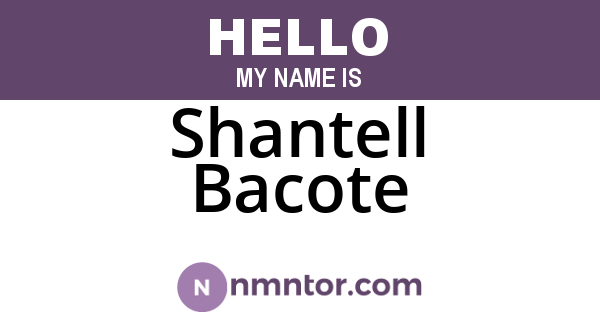 Shantell Bacote