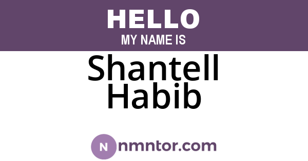 Shantell Habib