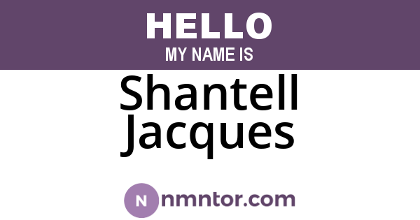 Shantell Jacques