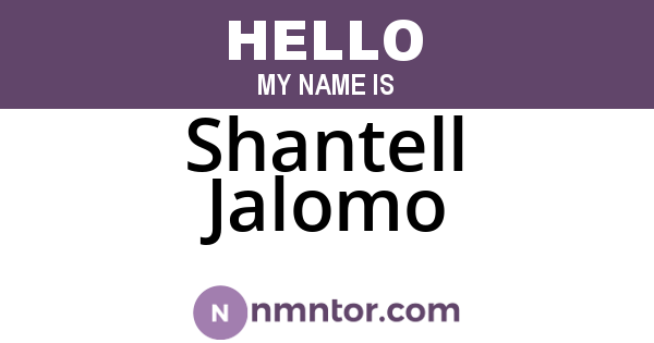 Shantell Jalomo