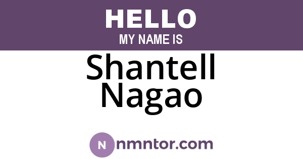 Shantell Nagao