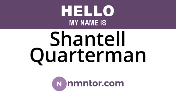 Shantell Quarterman