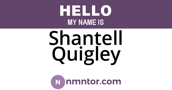 Shantell Quigley