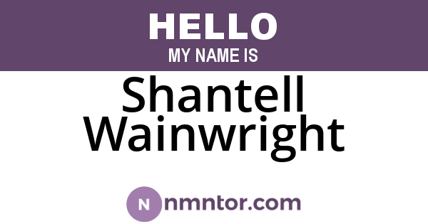 Shantell Wainwright