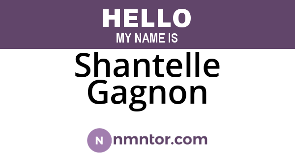 Shantelle Gagnon