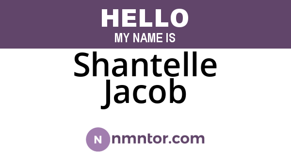 Shantelle Jacob