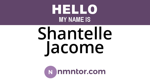 Shantelle Jacome