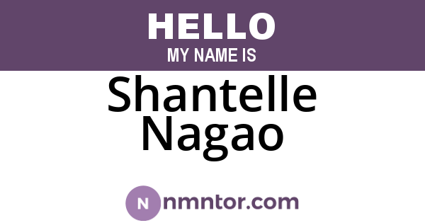 Shantelle Nagao