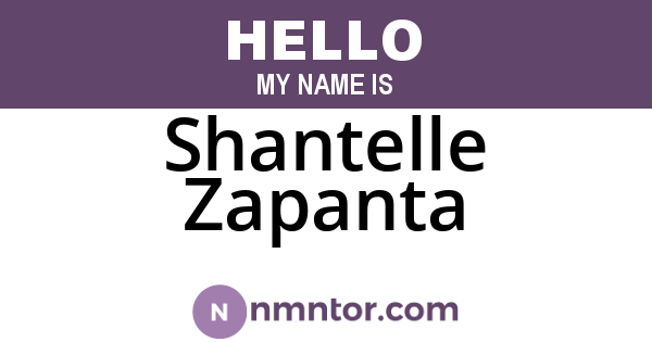 Shantelle Zapanta