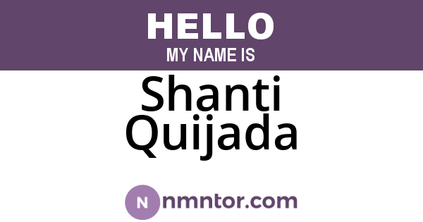 Shanti Quijada
