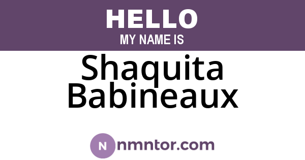 Shaquita Babineaux