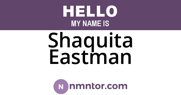 Shaquita Eastman