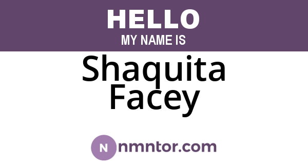 Shaquita Facey