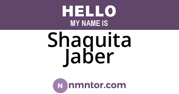 Shaquita Jaber