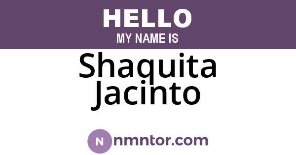 Shaquita Jacinto