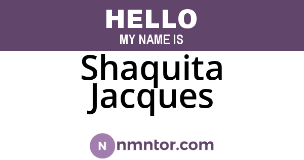 Shaquita Jacques