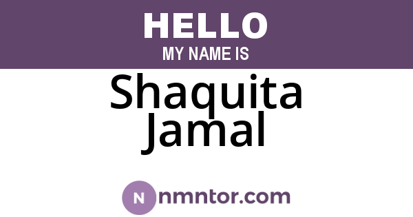 Shaquita Jamal