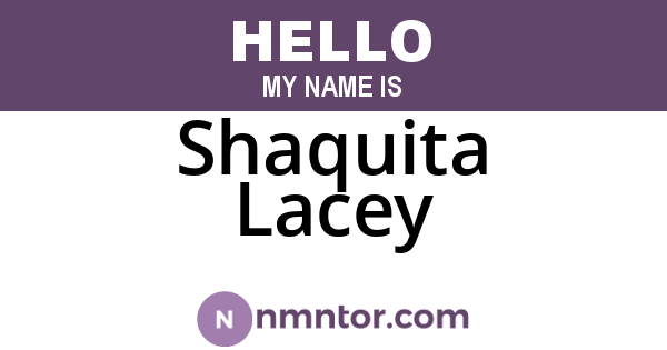 Shaquita Lacey