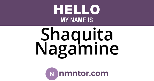 Shaquita Nagamine