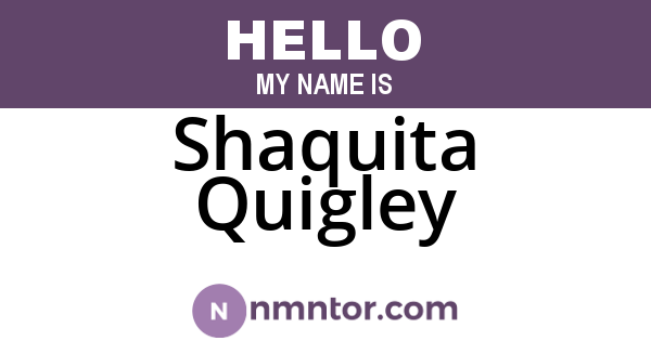 Shaquita Quigley