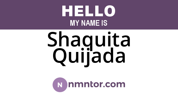Shaquita Quijada
