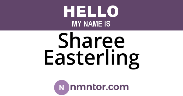 Sharee Easterling