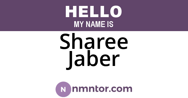 Sharee Jaber