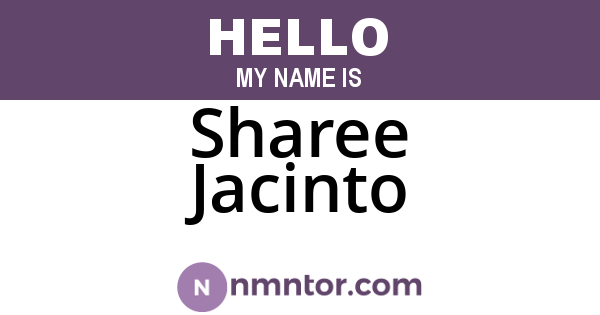 Sharee Jacinto