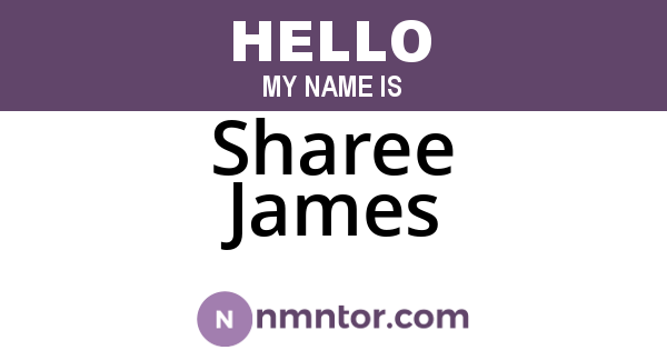 Sharee James