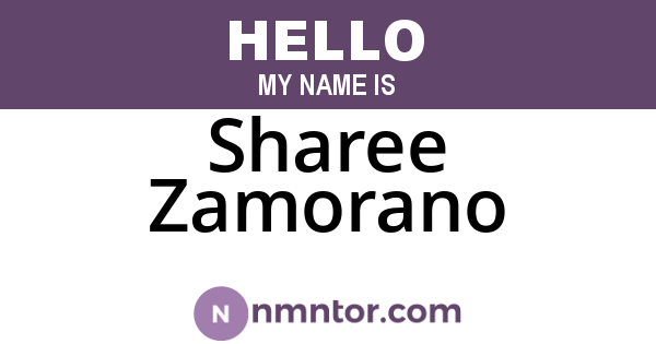 Sharee Zamorano