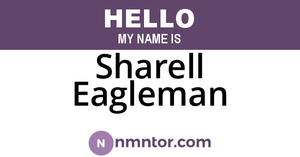 Sharell Eagleman