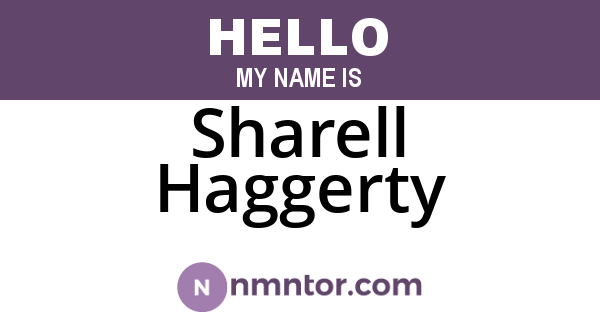 Sharell Haggerty