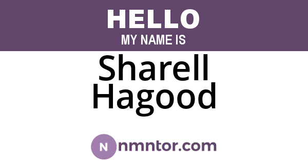 Sharell Hagood