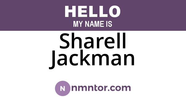 Sharell Jackman